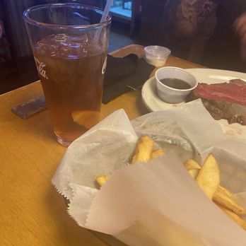 Texas Roadhouse - Ice tea & side of steak fries - American Near Me - Corona, California Texas Roadhouse - Ice tea & side of steak fries - American Near Me - Corona, California