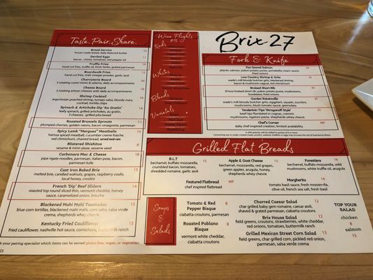 Menu photo 6 Brix 27 Martinsburg, WV Menu photo 6 Brix 27 Martinsburg, WV