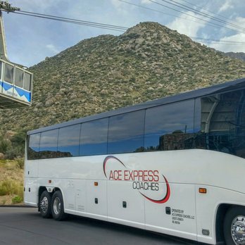 Ace Express Coaches - One of our charter buses meets a Gondola in Albuquerque, NM - Buses Near Me - Golden, Colorado Ace Express Coaches - One of our charter buses meets a Gondola in Albuquerque, NM - Buses Near Me - Golden, Colorado