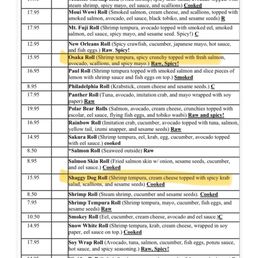 Menu Menu