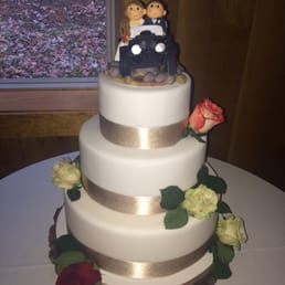 Our beautiful and delicious cake and hand crafted topper! Our beautiful and delicious cake and hand crafted topper!