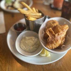 Cucina sa - Fish and chips - added to the weekend brunch menu. An unexpected treat.