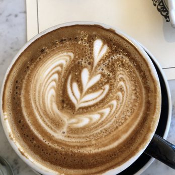 Caffe Concerto - Latte closeup - Pizza Near Me - Los Angeles, California