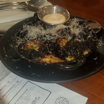 Fieldwork Brewing - They looked burnt but were really good! - Pizza Near Me - San Leandro, California Fieldwork Brewing - They looked burnt but were really good! - Pizza Near Me - San Leandro, California