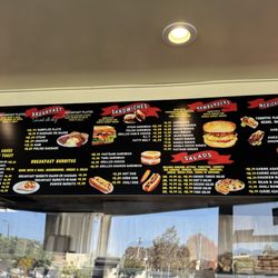 Tam's Burgers - Menu
