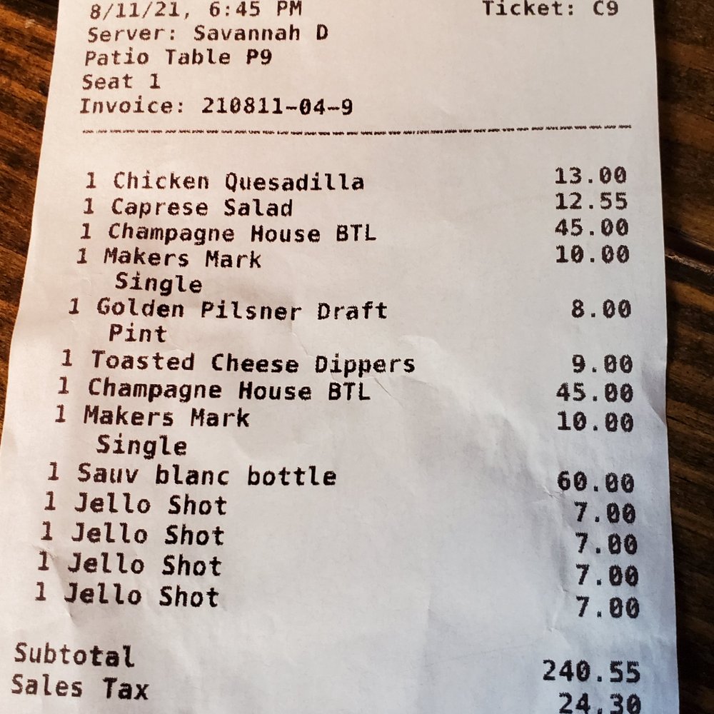 Gantry Public House - the receipt for the restaurant - New American Near Me - Seattle, Washington Gantry Public House - the receipt for the restaurant - New American Near Me - Seattle, Washington