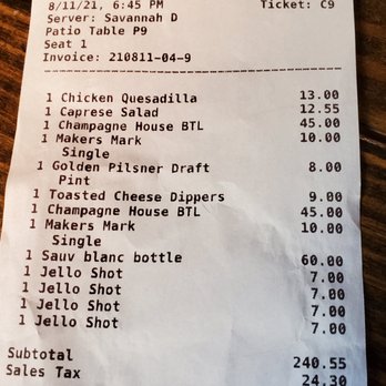 Gantry Public House - the receipt for the restaurant - New American Near Me - Seattle, Washington Gantry Public House - the receipt for the restaurant - New American Near Me - Seattle, Washington
