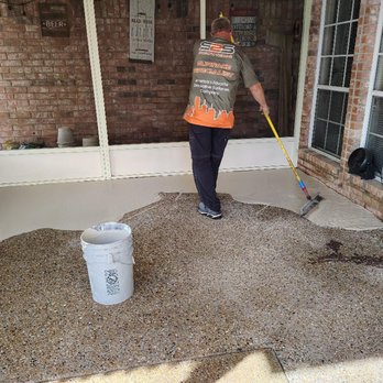 Surface 2 Surface DFW - Patio (before) - Masonry/Concrete Near Me - Lewisville, Texas