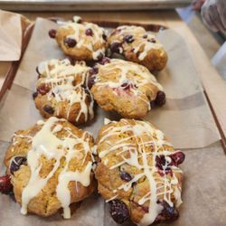 Kallie's Eatery - Cranberry Orange Scones