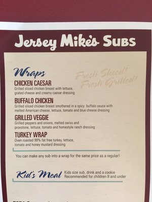 Menu photo 2 Jersey Mike's Subs Buena Park, CA