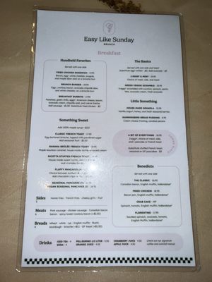 Menu photo 1 Easy Like Sunday Baltimore, MD