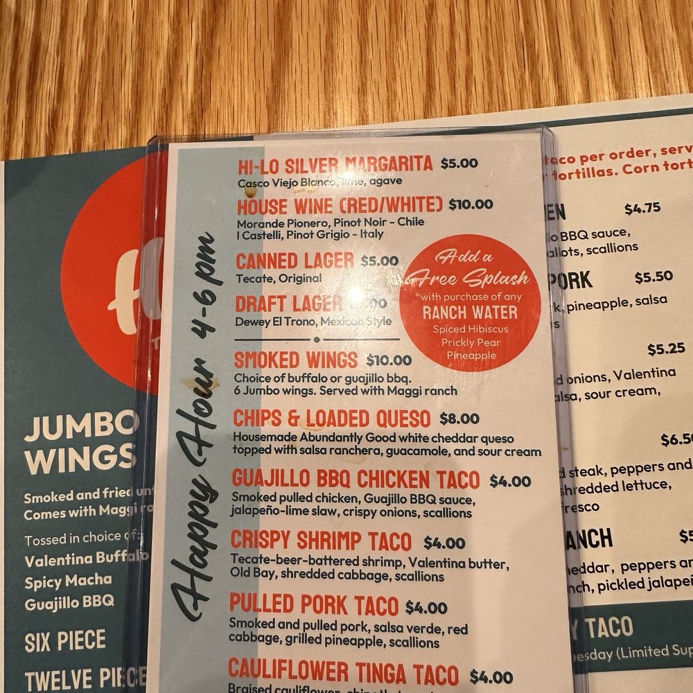 Hi-Lo Taco - Happy Hour Menu (June 2024) - Tacos Near Me - Philadelphia, Pennsylvania Hi-Lo Taco - Happy Hour Menu (June 2024) - Tacos Near Me - Philadelphia, Pennsylvania