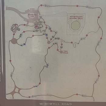 Desert Trails Park - A trail map of the park. - Mountain Biking Near Me - Mesa, Arizona