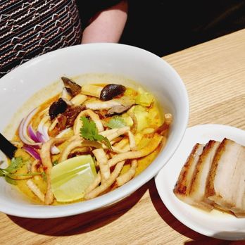 Uncle - Khao soi with pork belly on side - Ramen Near Me - Denver, Colorado