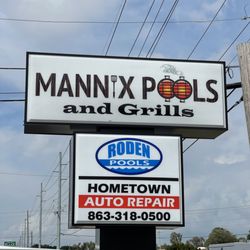 Mannix Pools and Grills - Thank you to Cypress Signs for your awesome work! We LOVE our new sign.
