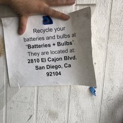 San Diego E-Waste - Place to recycle batteries and bulbs