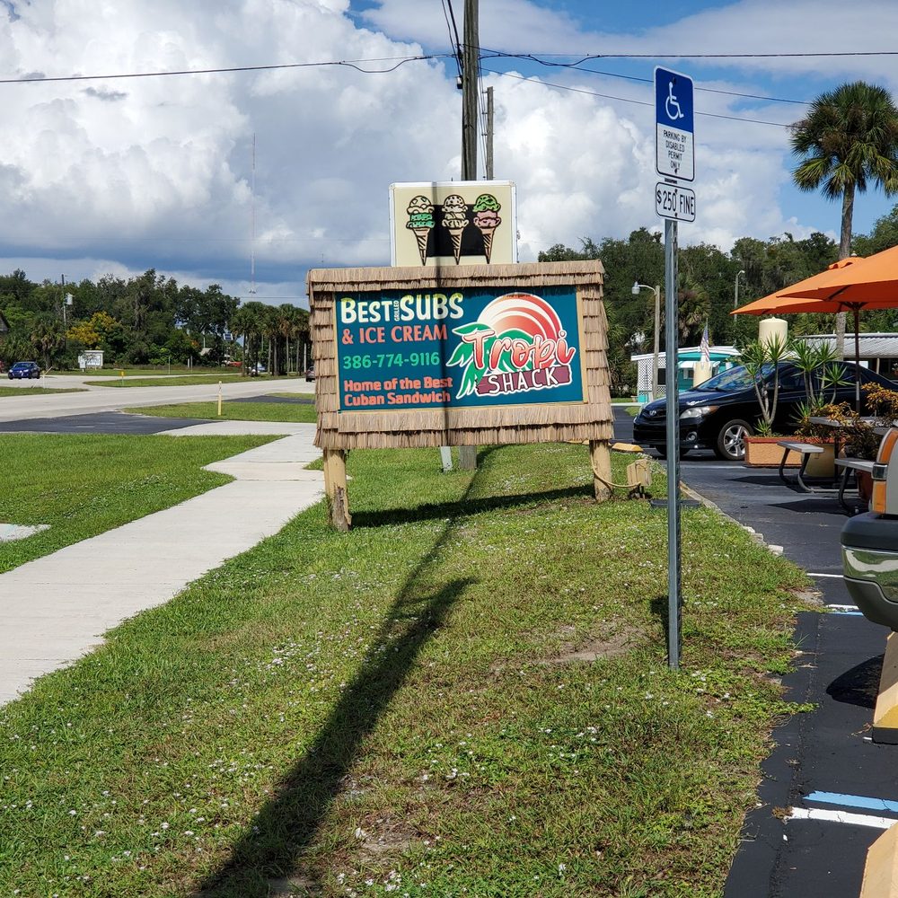 Tropi Shack - Outside sign - Sandwiches Near Me - Orange City, Florida Tropi Shack - Outside sign - Sandwiches Near Me - Orange City, Florida