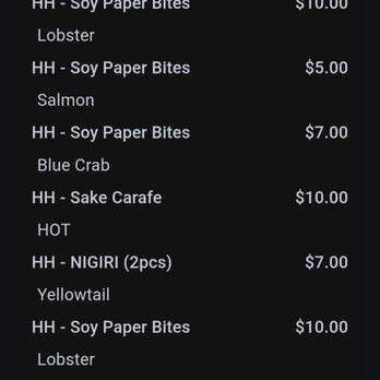 HRB Experience - Bites are about your pinky, cut in two - Sushi Bars Near Me - Los Angeles, California HRB Experience - Bites are about your pinky, cut in two - Sushi Bars Near Me - Los Angeles, California