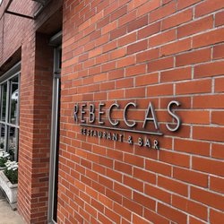 Front entrance of Rebeccas Restaurant and Bar