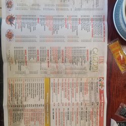 Lin Garden - Menu