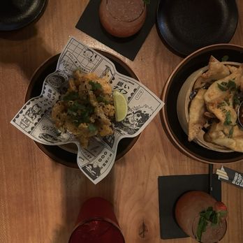 Ramen-San Whisky Bar - The appetizer layout! - Ramen Near Me - Chicago, Illinois