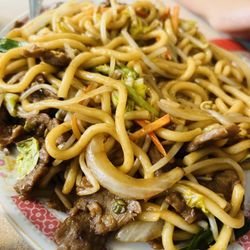 Shin Shin Chinese Restaurant - Stir fry beef udon