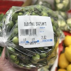 Kim Long Market - 5/30/26 Wow! $7.82 for this bag of teeny, tiny baby eggplants