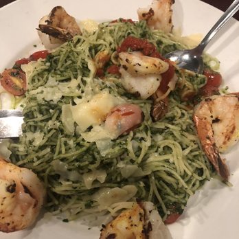 Basilico Italiano - Blacked shrimp pesto pasta - Italian Near Me - Concord, North Carolina