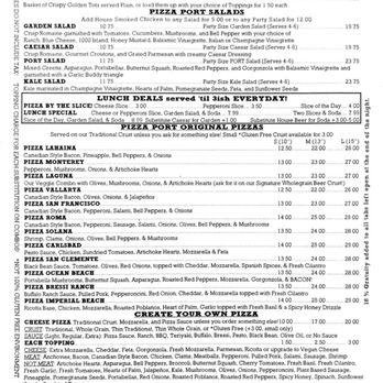 Pizza Port - Menu - Pizza Near Me - San Clemente, California Pizza Port - Menu - Pizza Near Me - San Clemente, California