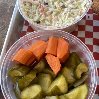 BirdHouse - Sides of pickles and coleslaw - Chicken Shop Near Me - Page, Arizona