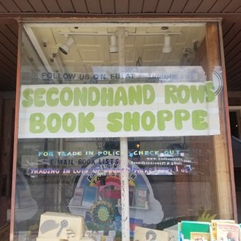 Secondhand Rows - Front window - Used Bookstore Near Me - Mount Carmel, Pennsylvania