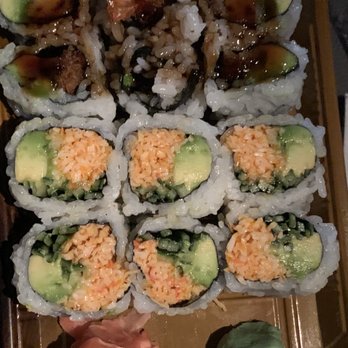 Sushi 2 Go - Spicy tuna roll and Shrimp Tempura Avocado Roll - Sushi Bars Near Me - Arlington, Virginia