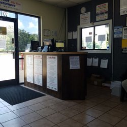 Auto Brite of Kinston - The cool waiting area while my car gets washed . Its 102 degrees with heat index. These people are professional.