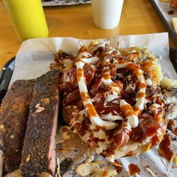 Daddy Bs BBQ - Big Daddy Baked Potato and 2 Ribs