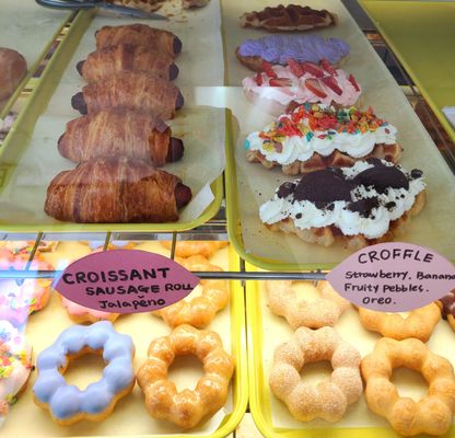 Fluffy donut by null