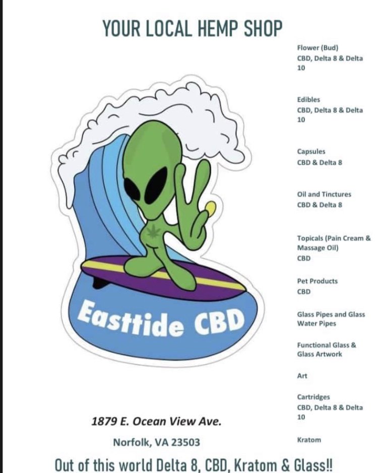 EASTTIDE CBD Updated September 2024 1879 E Ocean View Ave, Norfolk