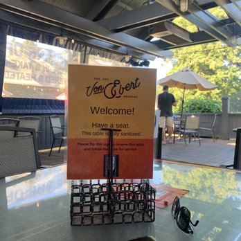 Von Ebert Brewing - Glendoveer - Table toppers - Brewpubs Near Me - Portland, Oregon