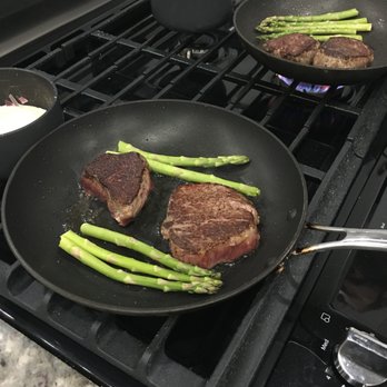 Cooking @ Millie's - beef tenderloins and asparagus - Cooking Classes Near Me - Louisville, Kentucky