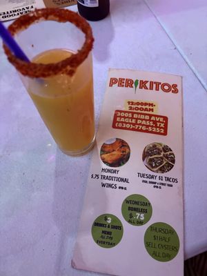 Menu photo 1 Perikitos Cantina Botanera Eagle Pass, TX