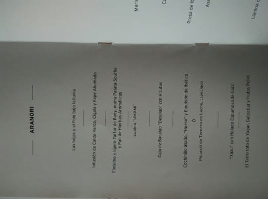 Menu photo 2 Akelare Donostia-San Sebastian, SS