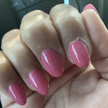 Lush Salon & Nail Spa - 2hr appt. Pedi/New full set. $86. Omg. The polish was a soft nude peach. After the top coat and UV drying...ended up PINK ?! - Hair Salons Near Me - Beachwood, Ohio Lush Salon & Nail Spa - 2hr appt. Pedi/New full set. $86. Omg. The polish was a soft nude peach. After the top coat and UV drying...ended up PINK ?! - Hair Salons Near Me - Beachwood, Ohio