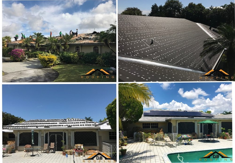 Slide of D.B Roofing