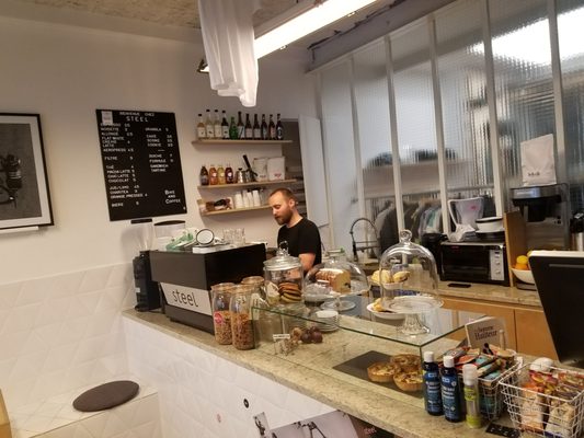 Steel cyclewear & coffee shop by null