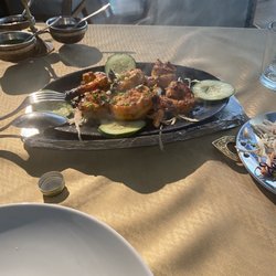 Royal India - Shrimp appetizer (masala coated cooked in tandoori oven)