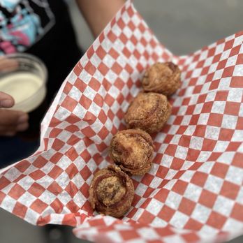 Del Mar Fairgrounds - Fried Bacon Wrapped Pickles - Stadiums & Arenas Near Me - Del Mar, California Del Mar Fairgrounds - Fried Bacon Wrapped Pickles - Stadiums & Arenas Near Me - Del Mar, California