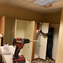 Office Movers Las Vegas - Installation of cabinets