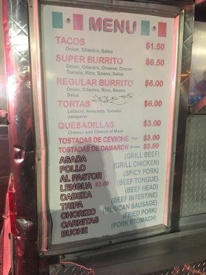 Menu photo 5 El Taquito Detroit, MI