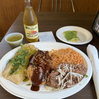 El Cantaro - Two Chickin' Tamale Plate - Mexican Near Me - Monterey, California