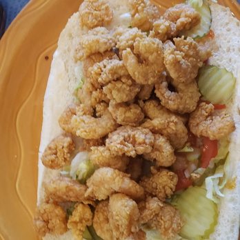Harbor View Cafe - Shrimp po-boy - Cafes Near Me - Long Beach, Mississippi Harbor View Cafe - Shrimp po-boy - Cafes Near Me - Long Beach, Mississippi