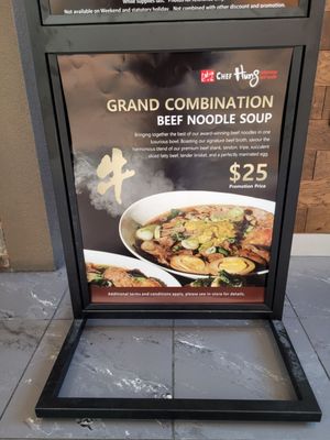 Chef Hung Taiwanese Beef Noodle by null